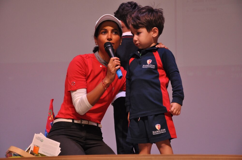 The Hamilton International School Hosts Qatari Golf Star Yasmian Al Sharshani